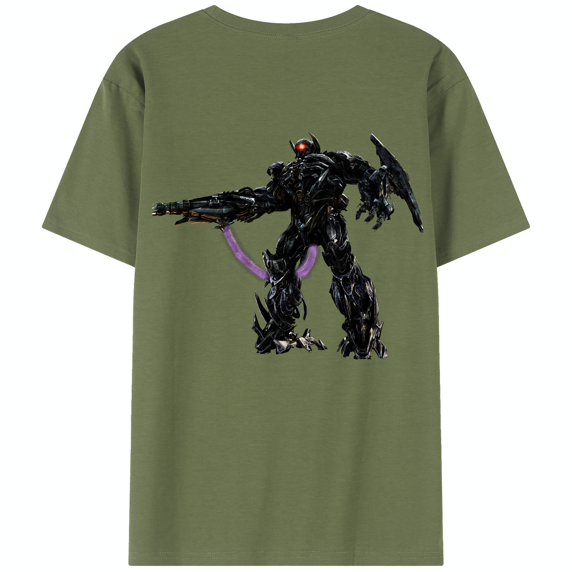 （画像用） Transformers トランスフォーマー 綿100％半袖Tシャツ（背面プリント）